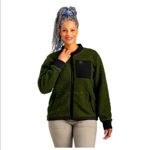 Outdoor research Juneau Sherpa Jacket Xs fleece bomber varsity